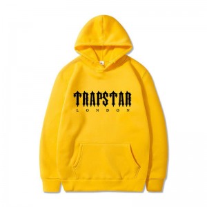 Yellow Men's Trapstar London City Hoodie USA | GS38-854