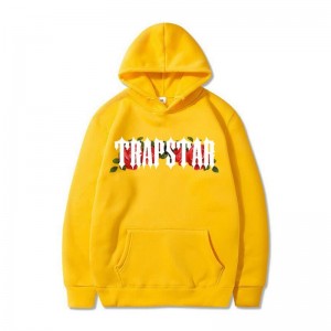 Yellow Men's Trapstar Long Sleeve Hoodie USA | NS28-037