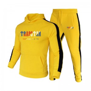 Yellow Men's Trapstar Winter Hooded Tracksuit USA | KX41-016