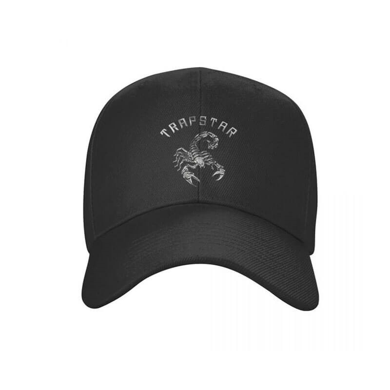 Black Men\'s Trapstar Baseball black Cap Hats USA | PJ68-740