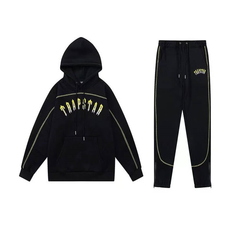 Black Men\'s Trapstar Central Cee Set Tracksuit USA | QY16-161