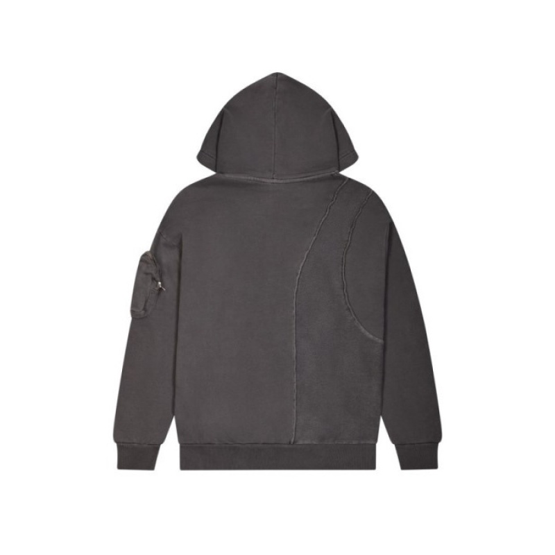 Black Men's Trapstar Construct Hyperdrive Hoodie USA | UJ88-024