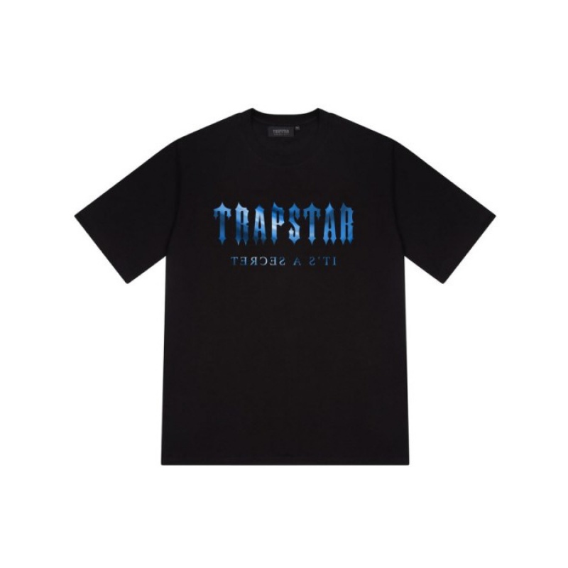 Black Men\'s Trapstar Decoded Tee T Shirts USA | UA23-849