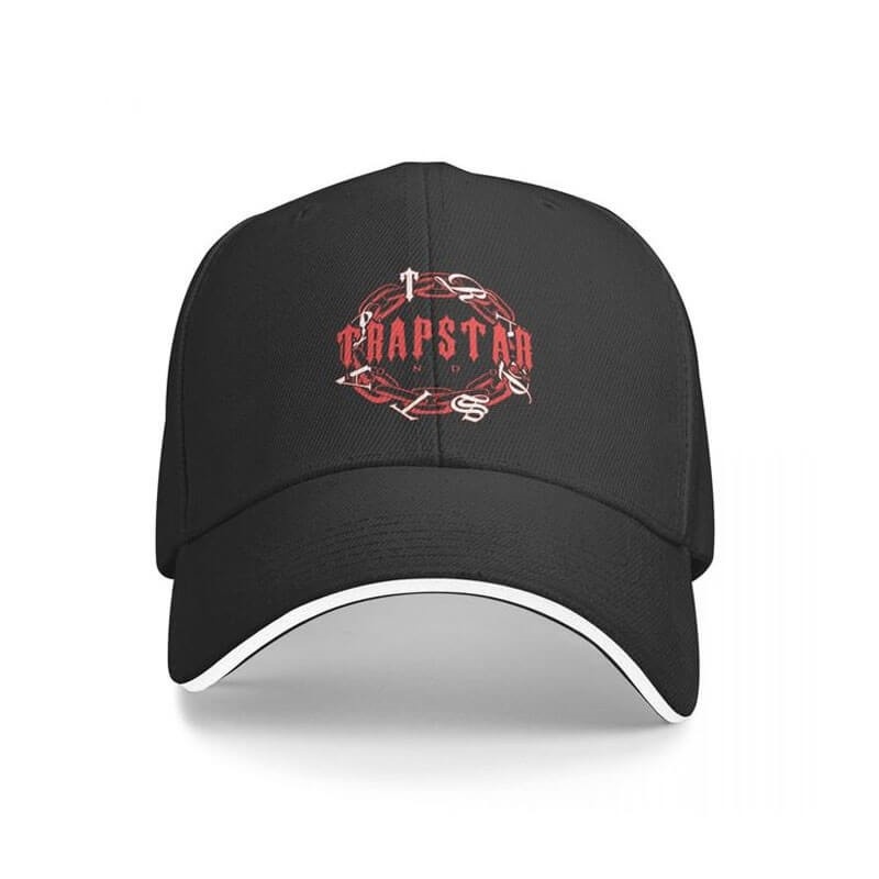 Black Men\'s Trapstar Fitted Cap Hats USA | KU65-669