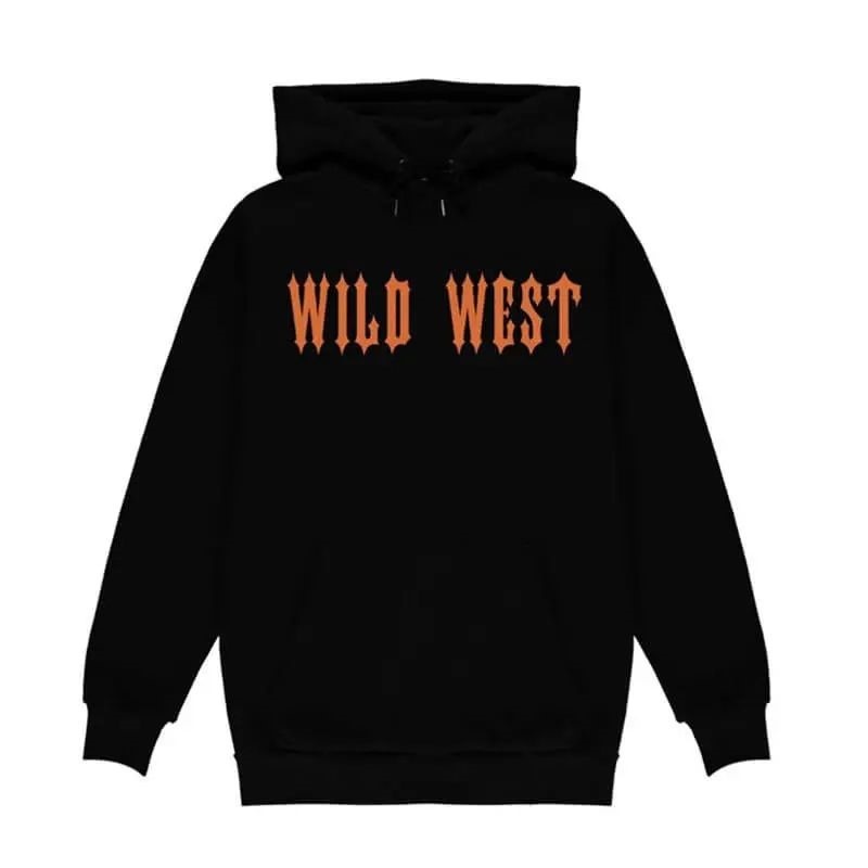 Black Men\'s Trapstar Fleece Central Cee Trap Star Wild West Hoodie USA | KG08-179