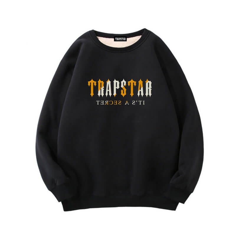 Black Men\'s Trapstar Fleece It\'s a Secret Sweatshirts USA | JB86-094