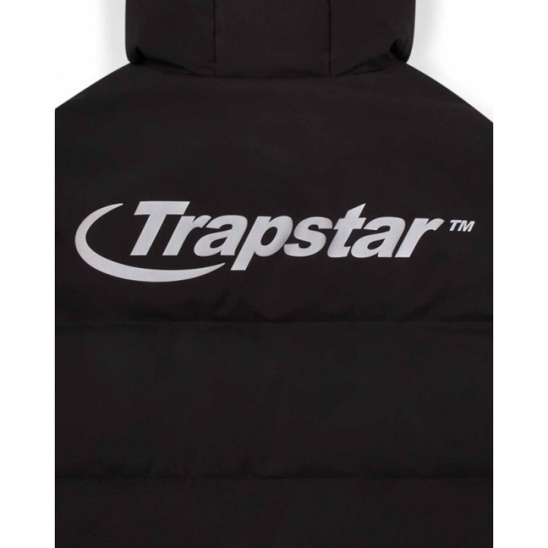 Black Men's Trapstar Hyperdrive Technical Puffer Outerwear USA | MU94-043