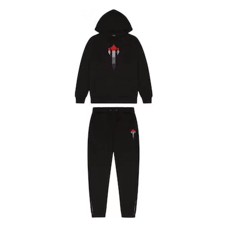 Black Men\'s Trapstar Irongate T Chenille Tracksuit USA | QC12-442