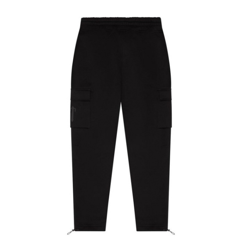 Black Men's Trapstar Irongate T Trap Fleece Bottoms Pants USA | MW59-530