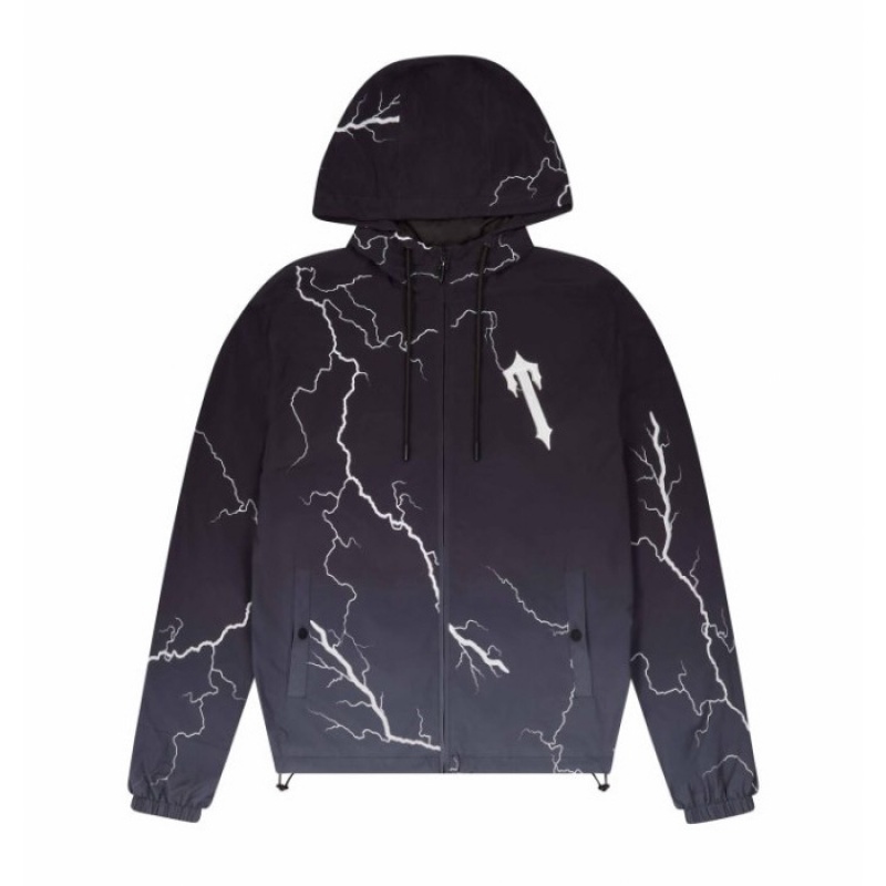 Black Men's Trapstar Irongate T Windbreaker Outerwear USA | SI18-247