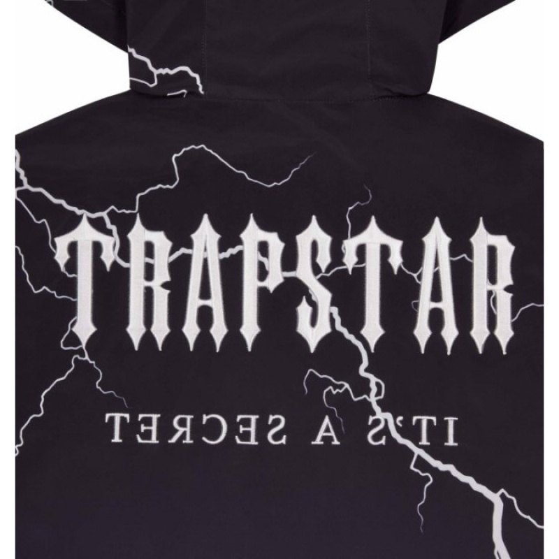 Black Men's Trapstar Irongate T Windbreaker Outerwear USA | SI18-247