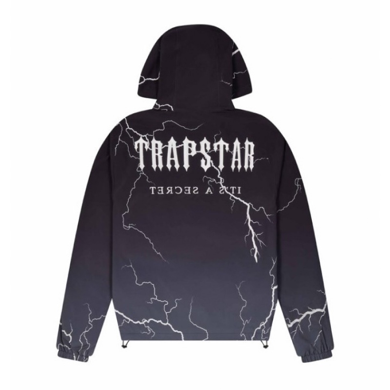 Black Men\'s Trapstar Irongate T Windbreaker Outerwear USA | SI18-247