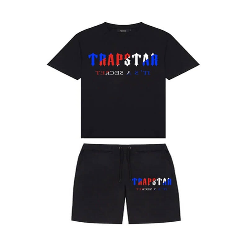 Black Men\'s Trapstar It\'s A Secret Set Shorts USA | QQ33-431