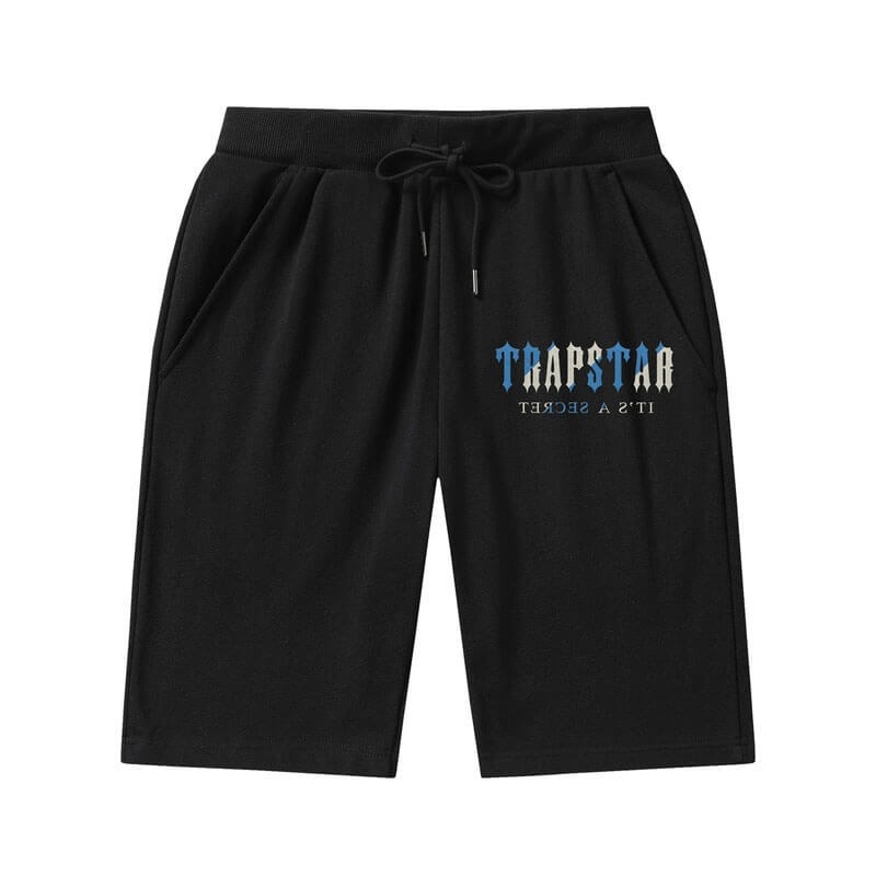 Black Men\'s Trapstar It\'s A Secret Shorts USA | HP23-517