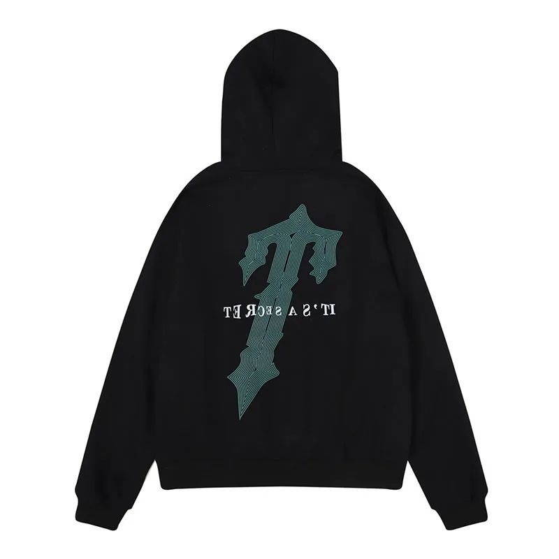 Black Men\'s Trapstar Its Secret Irongate Hoodie USA | MY65-560