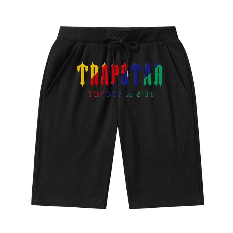 Black Men\'s Trapstar It\'s a Secret Shinning Galaxy Shorts USA | SR96-322