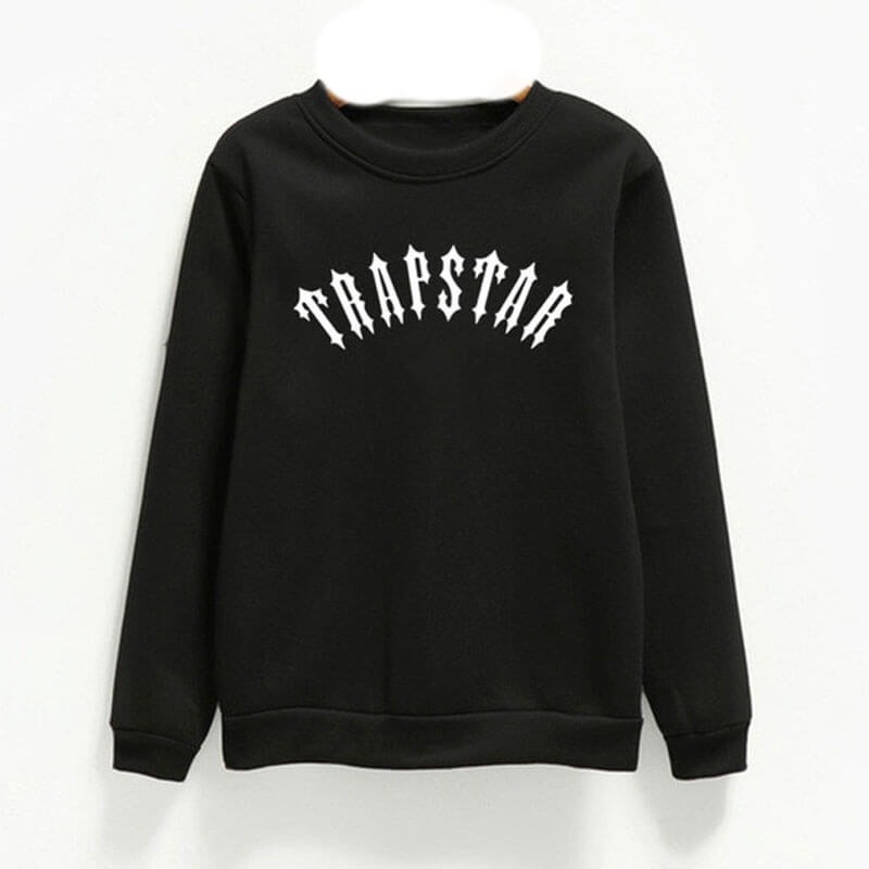 Black Men\'s Trapstar Logo Sweatshirts USA | UJ94-594