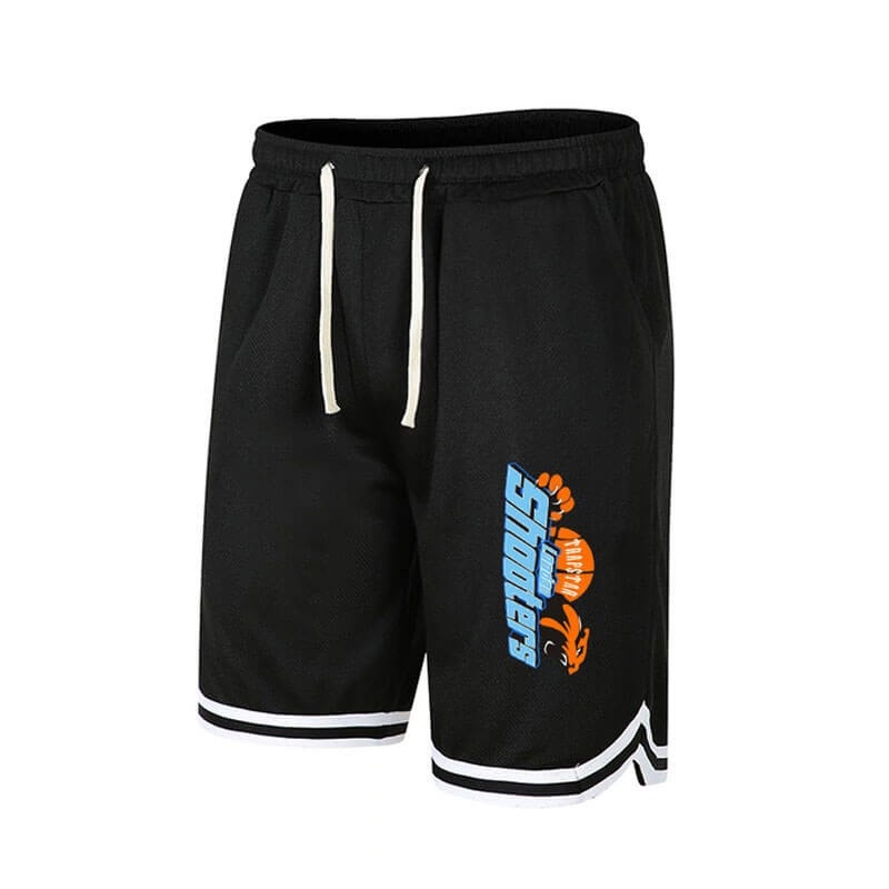 Black Men\'s Trapstar London Shooter Shorts USA | MZ85-166