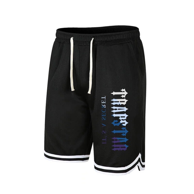 Black Men\'s Trapstar Merch It\'s a Secret Shorts USA | NP06-088