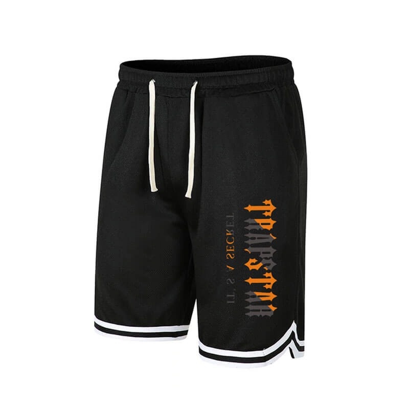 Black Men\'s Trapstar Merch Shorts USA | CF86-959