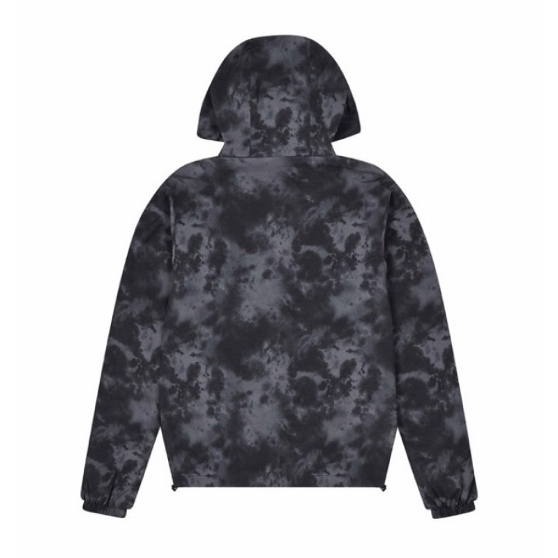 Black Men's Trapstar Pigment Irongate Windbreaker Outerwear USA | LN34-625