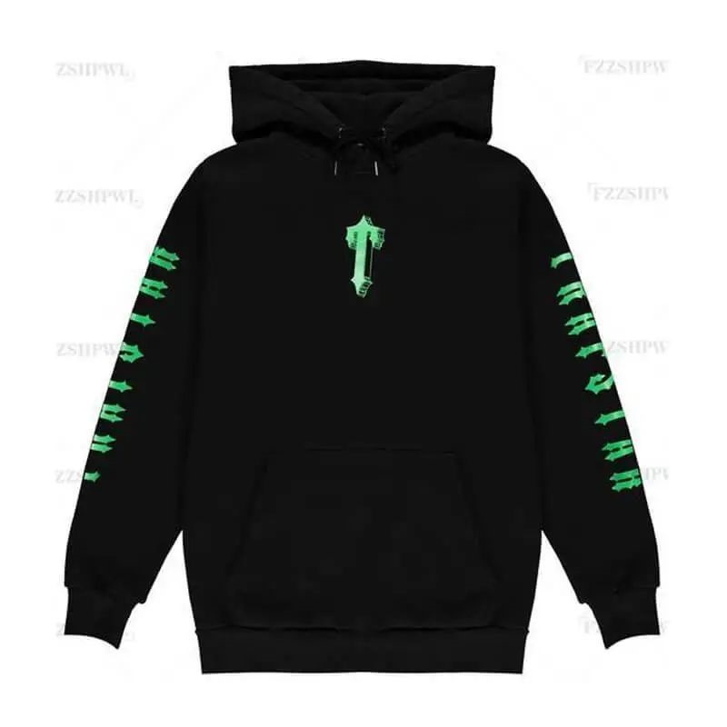 Black Men\'s Trapstar T-For Local Trap Star Hoodie USA | NJ68-967