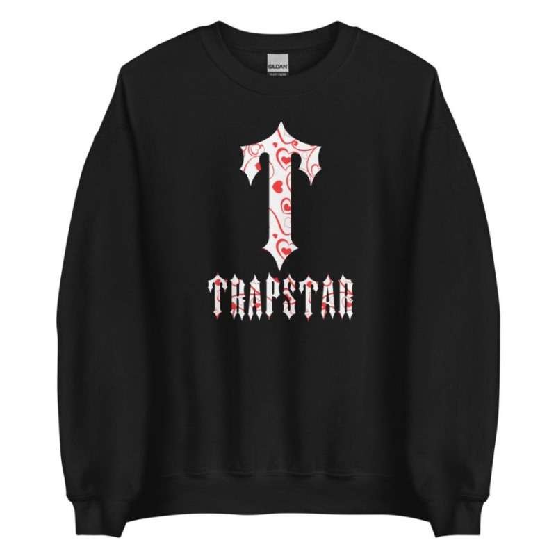 Black Men\'s Trapstar T-For Sweatshirts USA | FW87-004