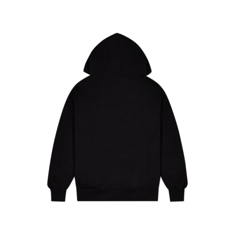 Black Men's Trapstar Wildcard Chenille Zip Hoodie USA | WS26-574