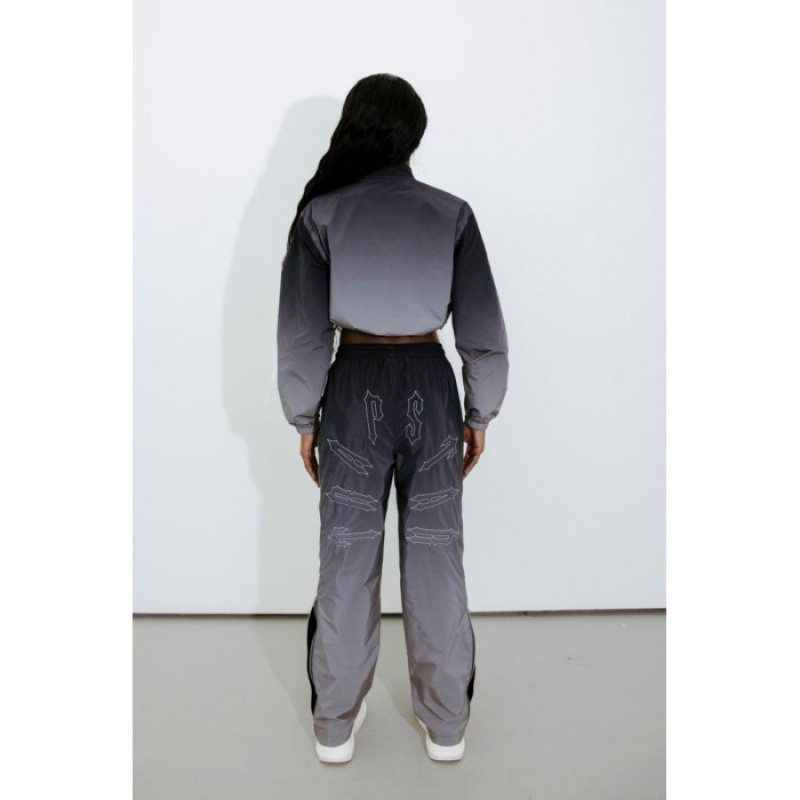 Black Women's Trapstar Irongate Shellsuit Bottoms Pants USA | OV73-353