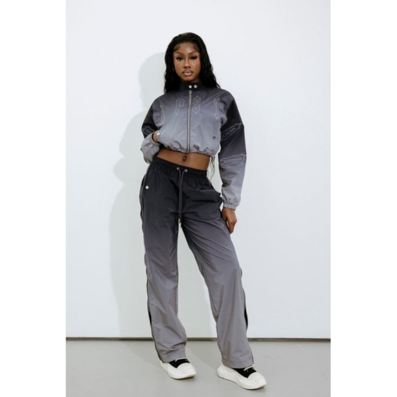 Black Women's Trapstar Irongate Shellsuit Bottoms Pants USA | OV73-353