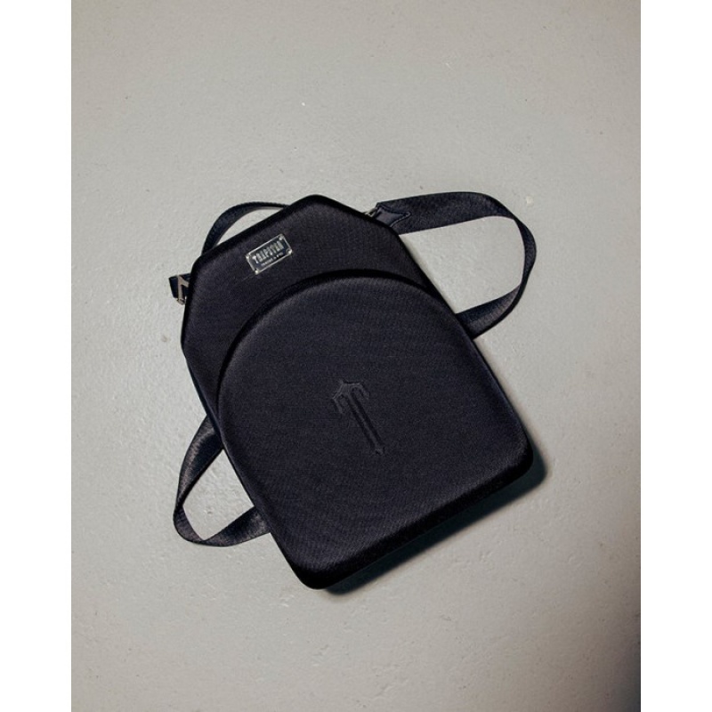 Black / Black Men's Trapstar Hat Bags USA | KL40-345