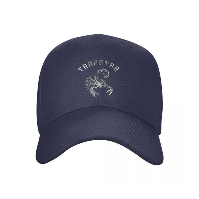 Blue Men\'s Trapstar Baseball black Cap Hats USA | OG86-750