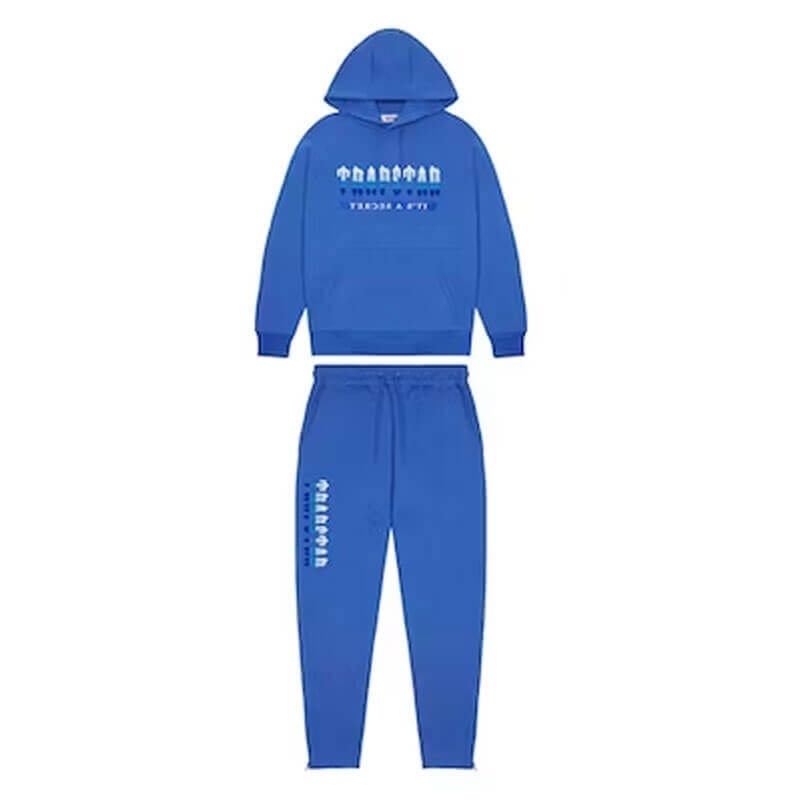 Blue Men\'s Trapstar Chenille Decoded 2.0 Hooded Tracksuit USA | NR25-323