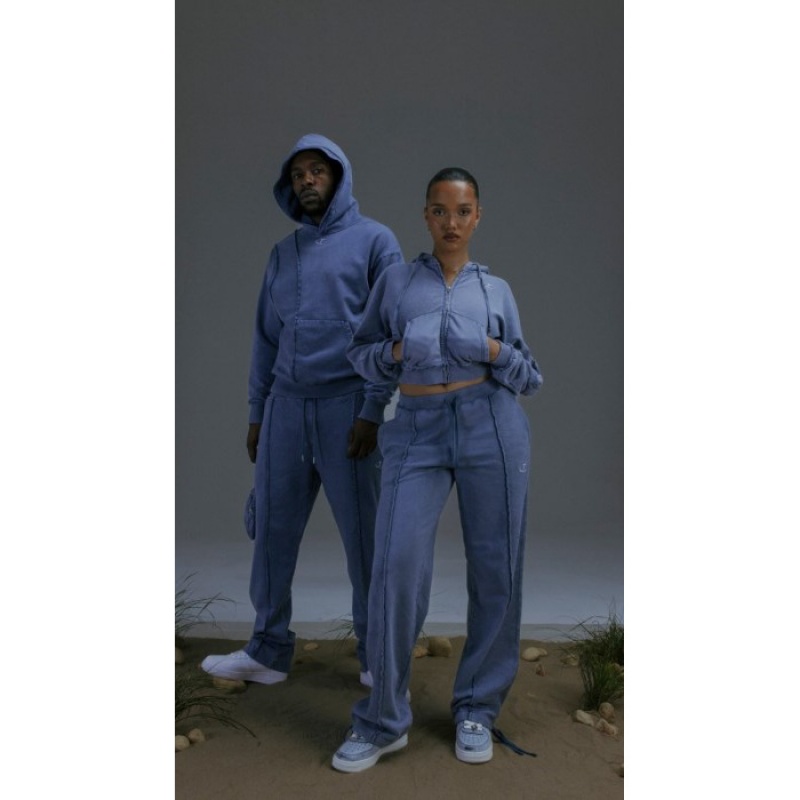 Blue Men's Trapstar Construct Hoodie Tracksuit USA | TN13-457