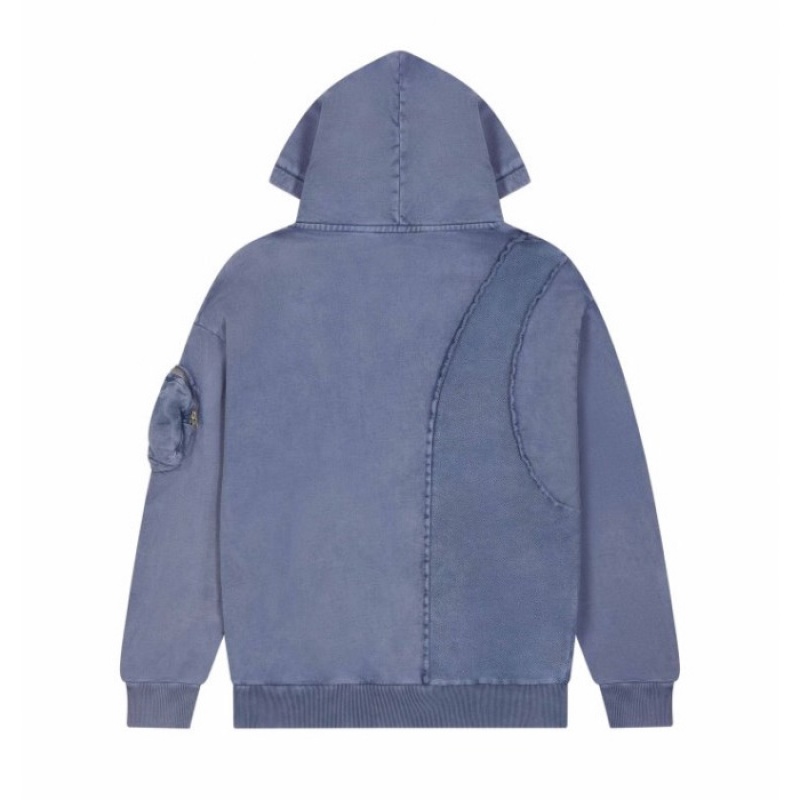 Blue Men's Trapstar Construct Hoodie USA | GJ09-338