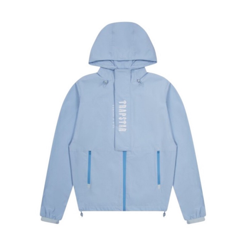 Blue Men\'s Trapstar Decoded Windbreaker Outerwear USA | EP65-523