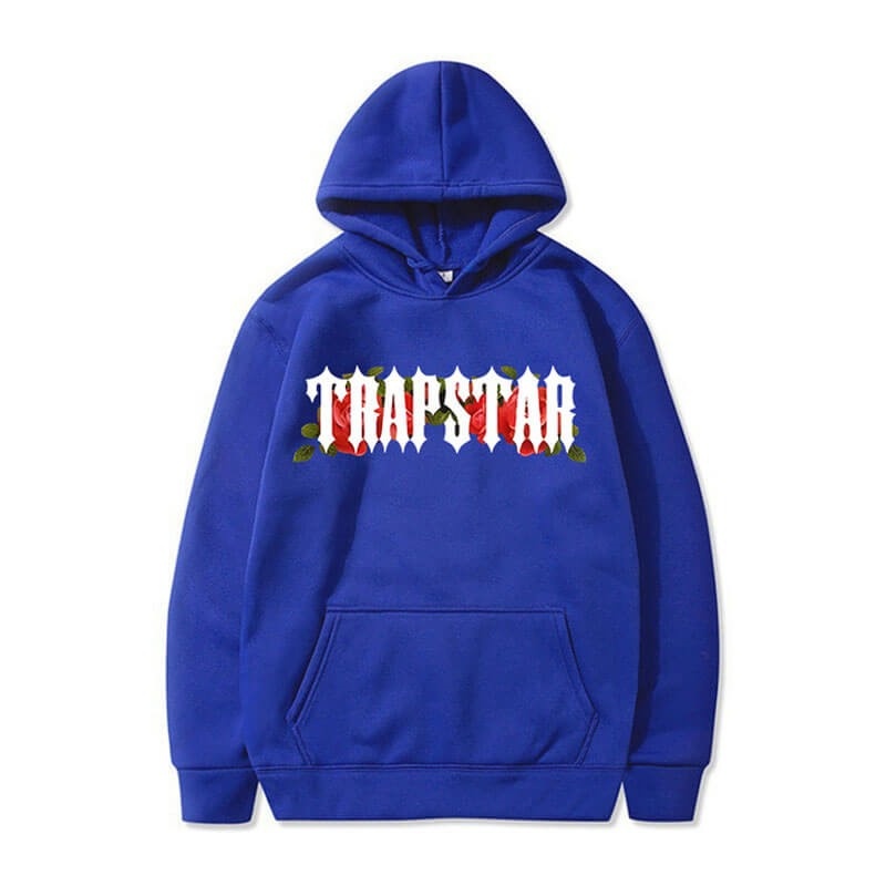 Blue Men\'s Trapstar Long Sleeve Hoodie USA | DT17-143