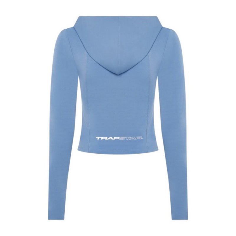 Blue Women's Trapstar TS-Star Zip Top USA | GT55-657