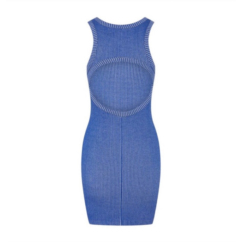 Blue Women's Trapstar Two Tone Hyperdrive Dress USA | UD76-251