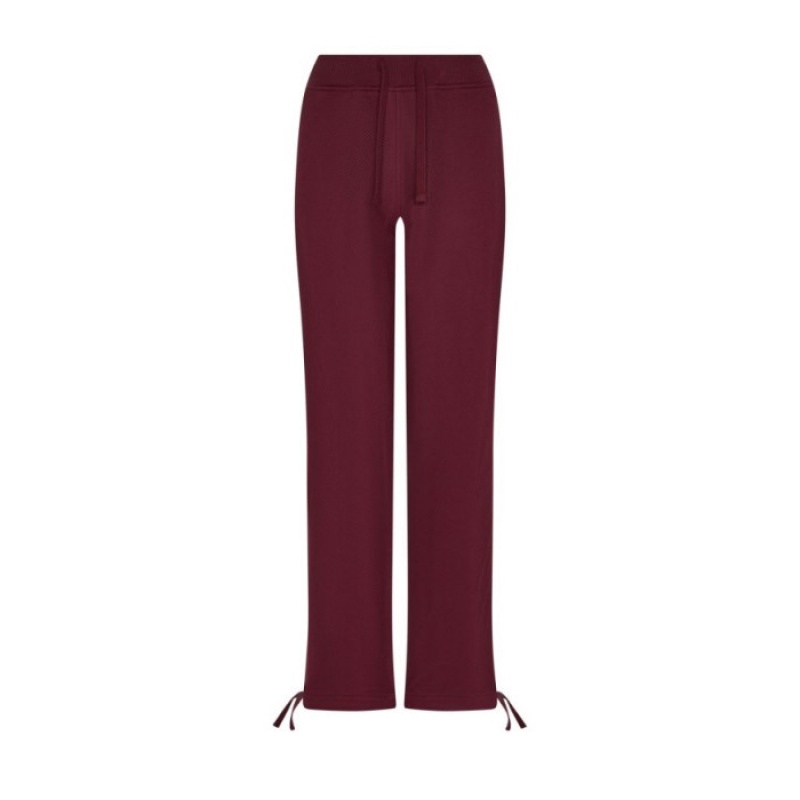 Burgundy Women's Trapstar Mesh Irongate Arch Joggers USA | RA23-347