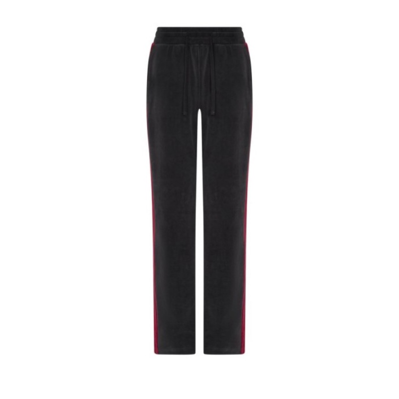 Burgundy Women's Trapstar TS-Star Velour Track Bottoms Pants USA | AK29-656