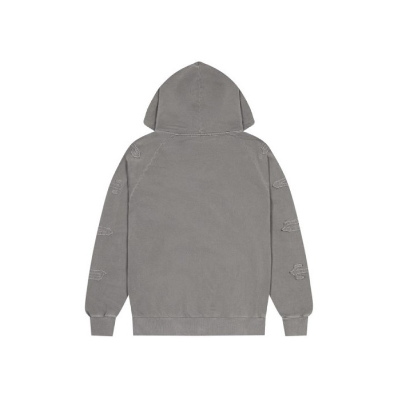 Grey Men's Trapstar Irongate Patchwork Zip Hoodie Tracksuit USA | JD26-554