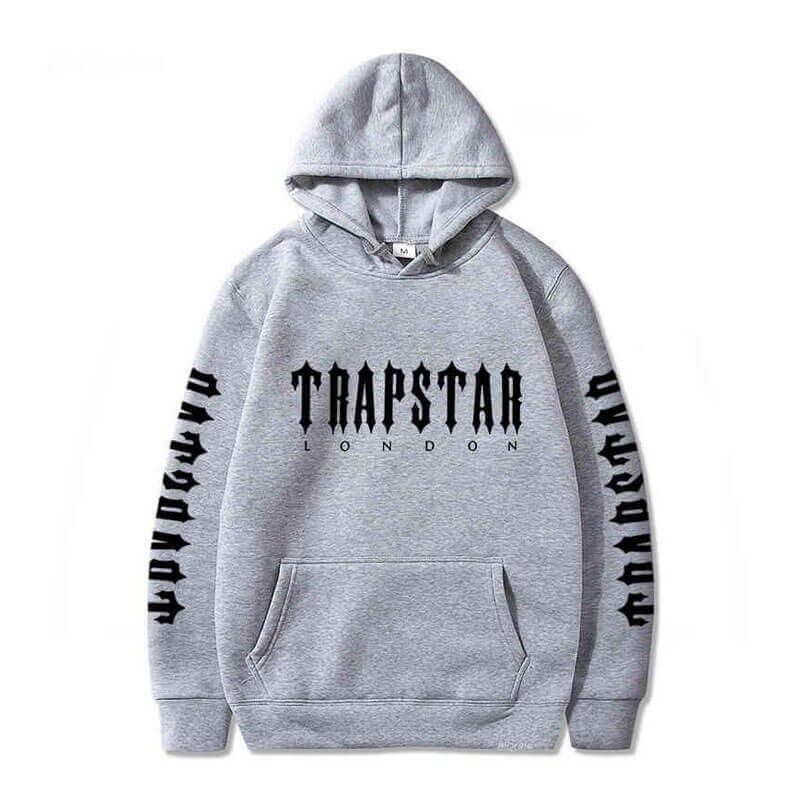 Grey Men\'s Trapstar London Galaxy City Hoodie USA | KU54-045