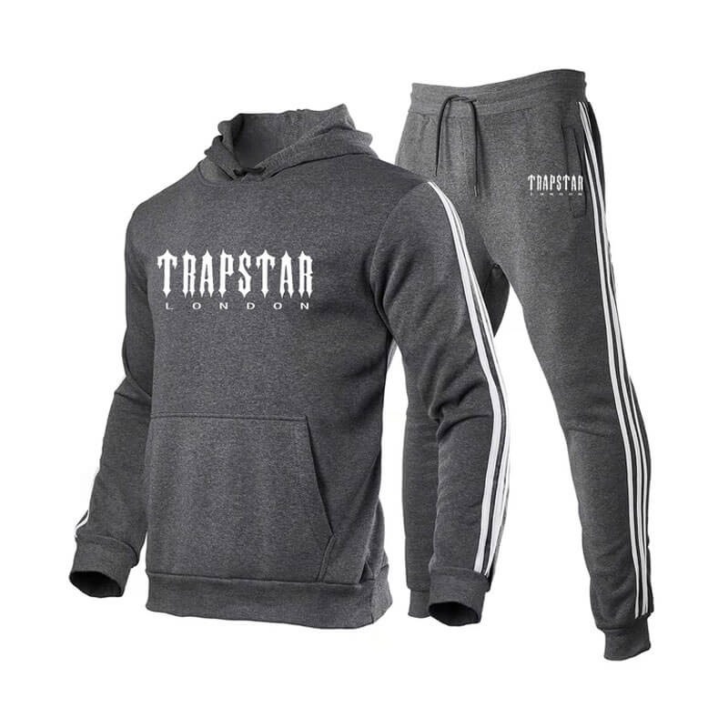 Grey Men\'s Trapstar London Printed New Winter Tracksuit USA | MU71-784