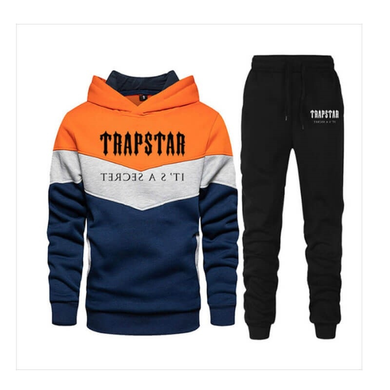 NavyBlue Men\'s Trapstar Jogging Suit Tracksuit USA | DE59-739