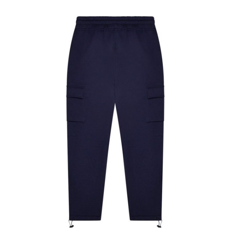 Navy Men's Trapstar Irongate T Trap Fleece Bottoms Pants USA | WJ33-332