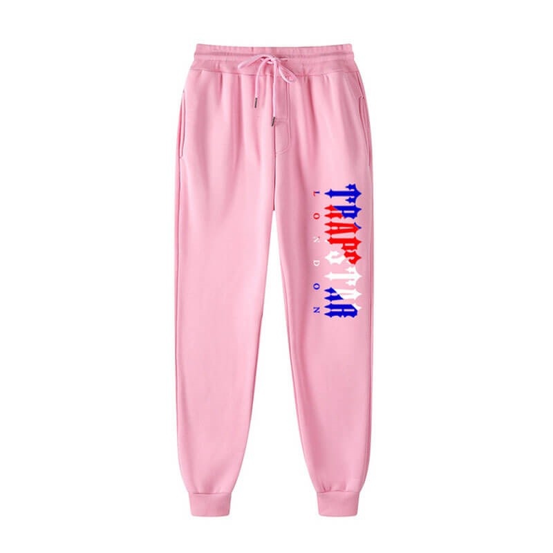 Pink Men\'s Trapstar Fleece London Shining Pants USA | OA44-996