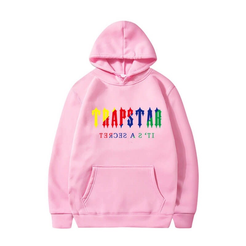 Pink Men\'s Trapstar It’s A Secret Hoodie USA | ZE34-703