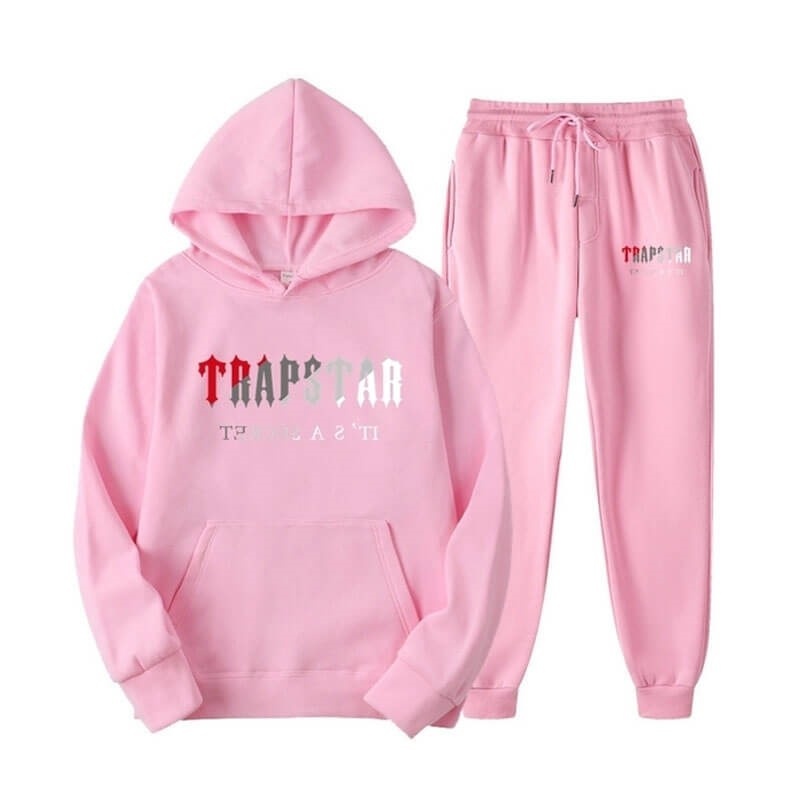 Pink Men\'s Trapstar Pink It\'s A Secret Tracksuit USA | GH79-654