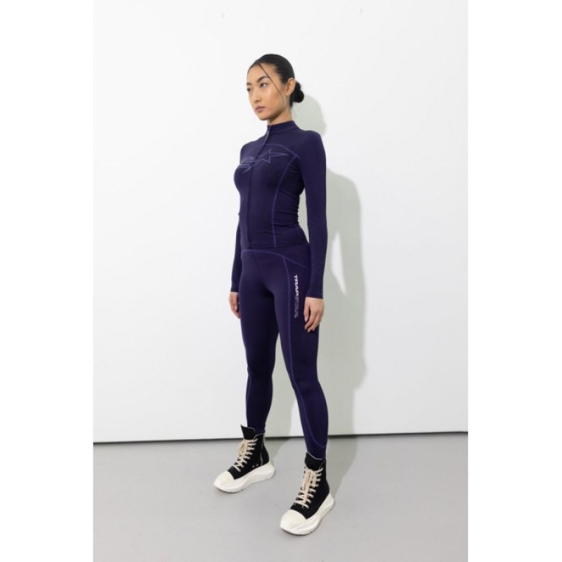 Purple Women's Trapstar TS-Star Leggings USA | ZE27-183